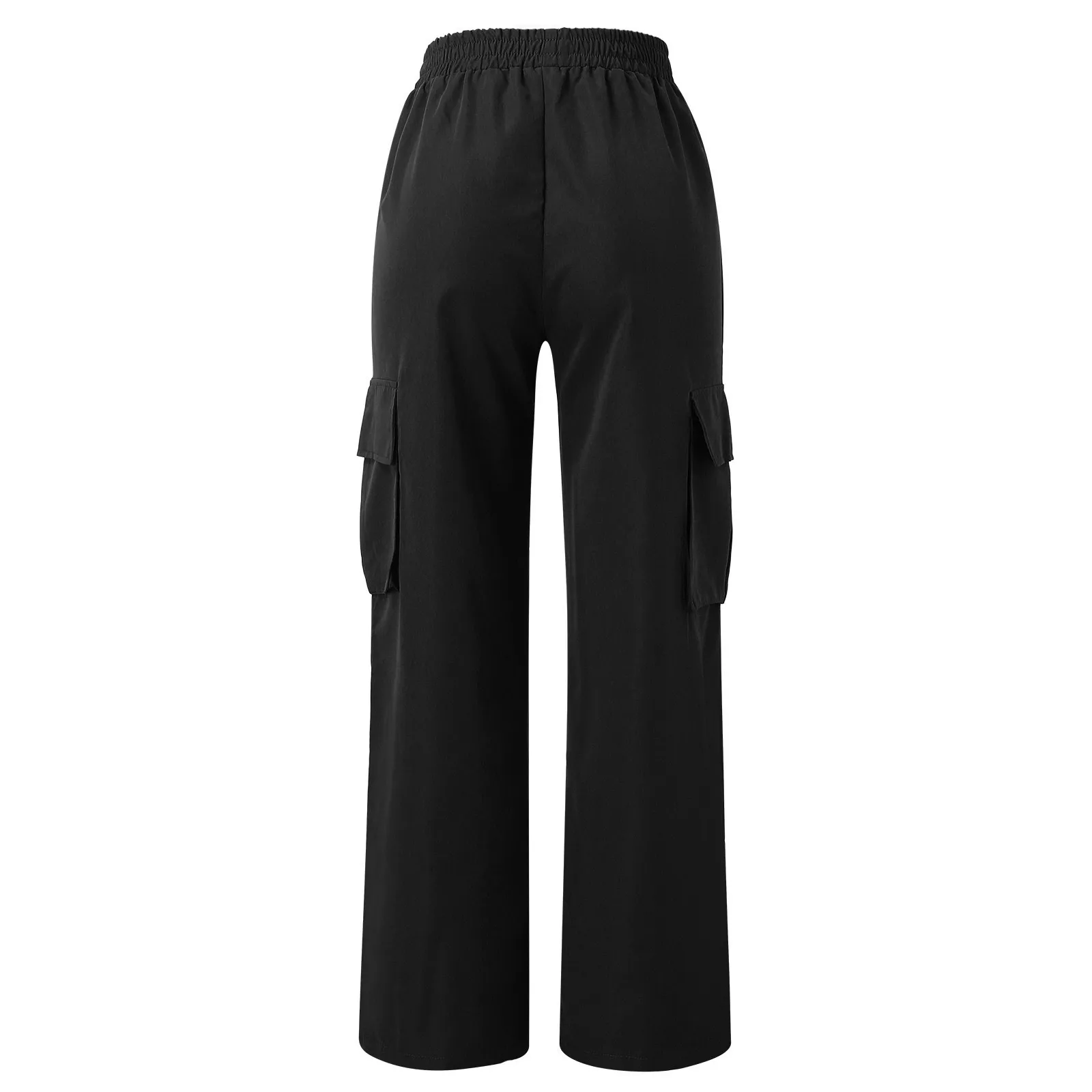 Womens Cargo Pants Elastic High Waist Wide Leg Trousers Straight Leg Joggers Outfits Baggy Wide Leg Sweatpants Oversized Pants