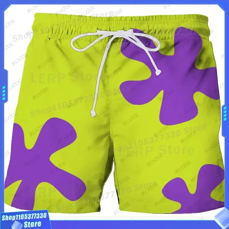 for Patrick Star 3D Anime Board Shorts Men Women Quick Dry Beach Swimming Trunks Hip Hop Short Pants Summer New Beach Clothes