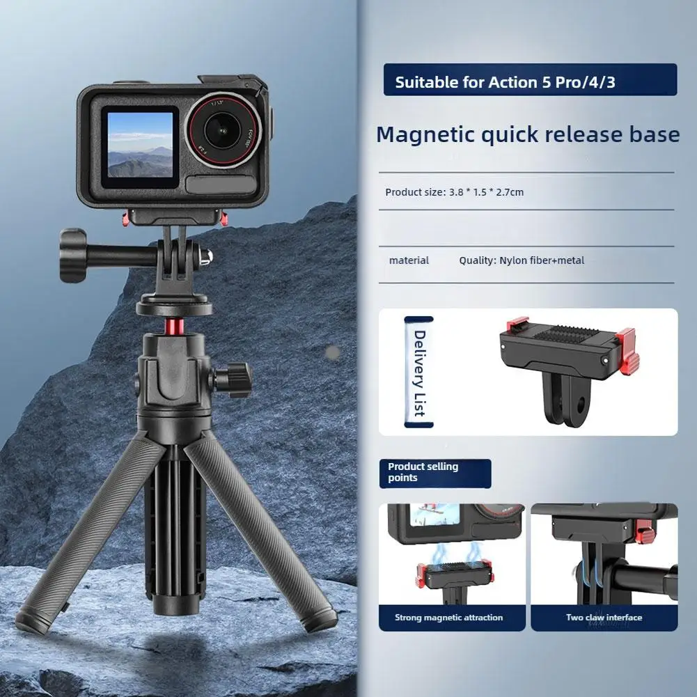  for dji ACTION 5Pro Quickly Remove The Base Action Activity Camera Base Pull Mount Quick Accessories ﻿ Release L0U8