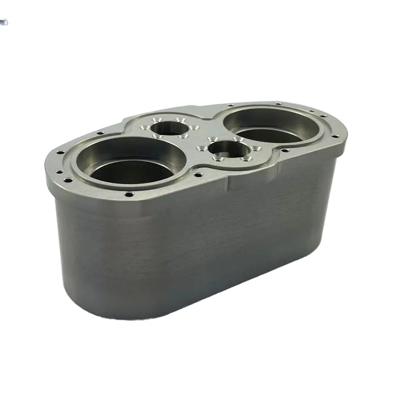 Custom 5 Axis CNC Steel Aluminium Gimbal Base Housing and Dual Motor Bracket Parts for Robotics UAV Industry