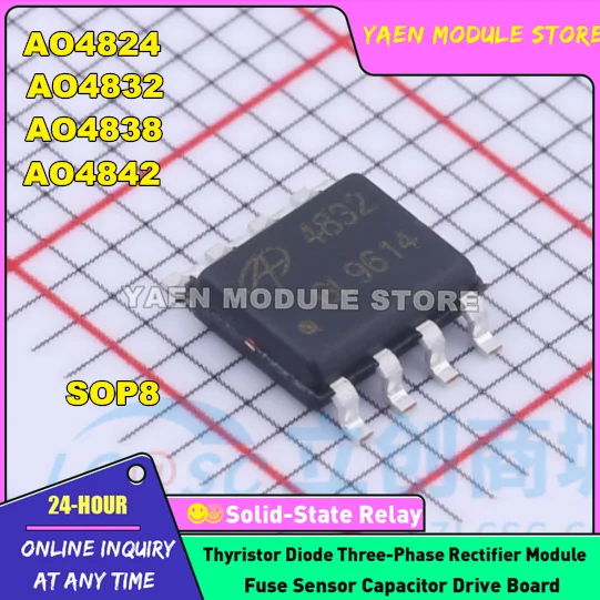 50PCS/LOT AO4824 AO4832 AO4838 AO4842 SOP8 NEW ORIGINAL MOS IN STOCK