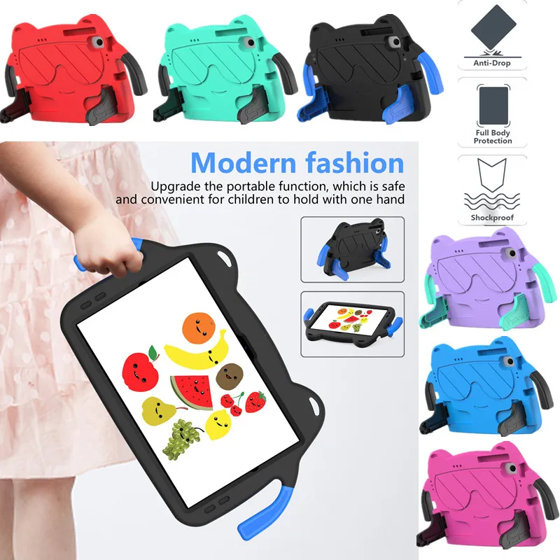 Case For Lenovo Tab M8 TB-300FU 300XU Tab M10 plus 125FU 128FU 10.6 Tab M8 8505F 8705F 8506F EVA Kids Handle Protective Shell