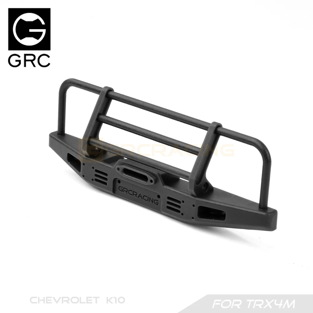 Pare-chocs avant en plastique pour voiture RC Inoler, accessoires d'impression 3D, pièces de mise à niveau, 1/18, Traxxas TRX4M Chevrolet K10 Wilderness