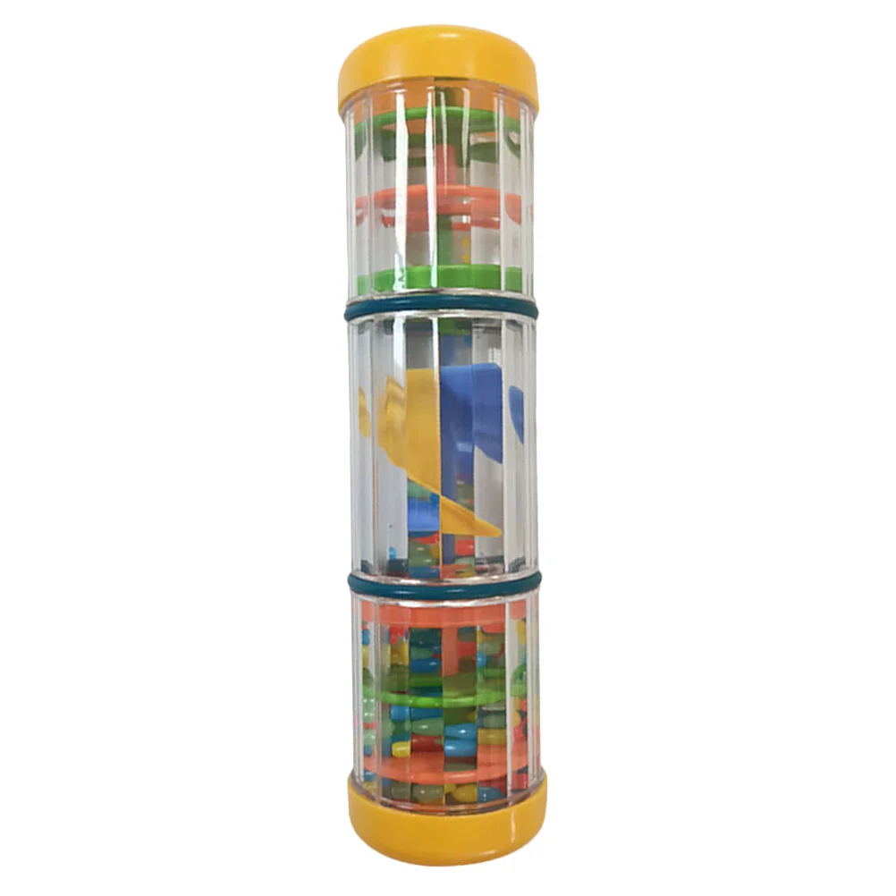 Rain Sound Cylinder Teaching Aid Musical Toys for Toddlers Rattle Tube Baby Educational Instrument Raindrop Plaything Child