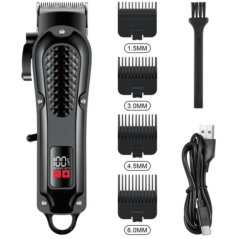 Electric Hair Clipper UBS Rechargeable Cordless Beard Trimmer Men Powerful Electric Hair Cutting Tool Mchine