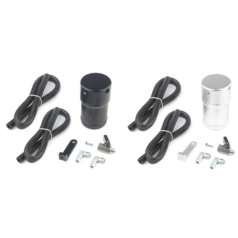 Car Oil Catch Can Kit For Ford -150 3.7L/4.6L/5.0L/5.4L/6.2L, V6 Or V8 11-17 Chevrolet Jeep Wrangler