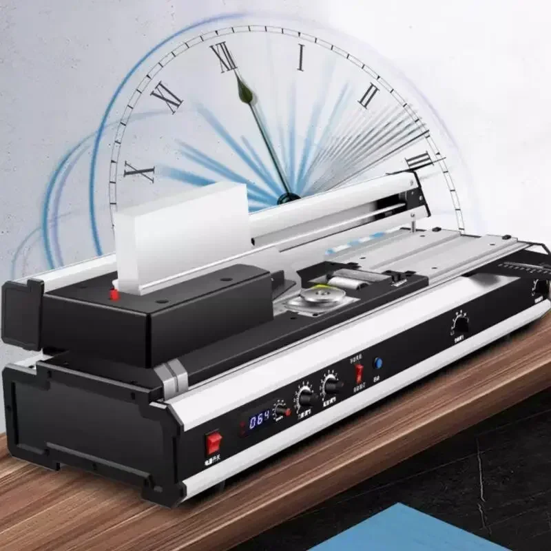 GD-490S Fully Automatic Desktop Document Binding Machine Electric Perfect Binder Wireless Book Binder