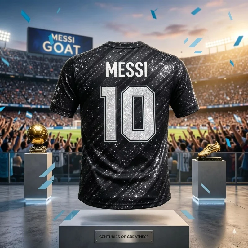 Unisex Messi #10 Football Soccer Jersey Breathable Quick Dry Argentina Sportswear Casual Training Fan Uniform T Shirt  Men Women