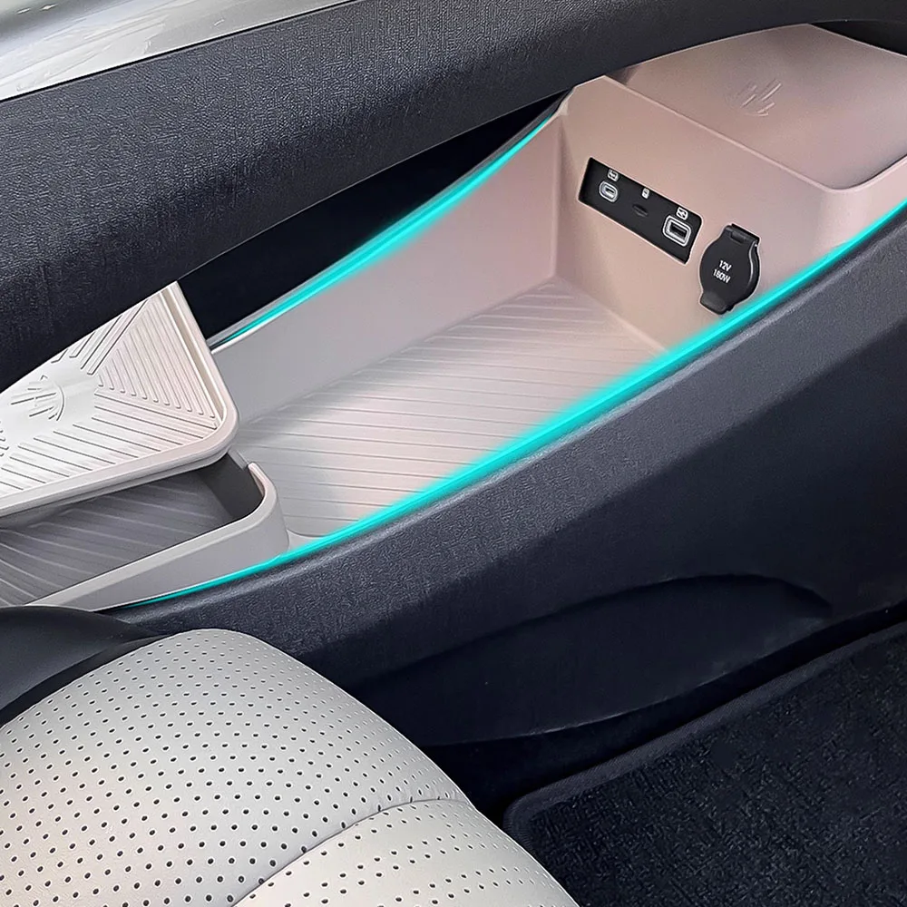 

Нижний ящик для хранения центрального управления для BYD Dolphin Smart Driving Edition 2025, автомобильные принадлежности, силиконовый материал, перегородка для хранения