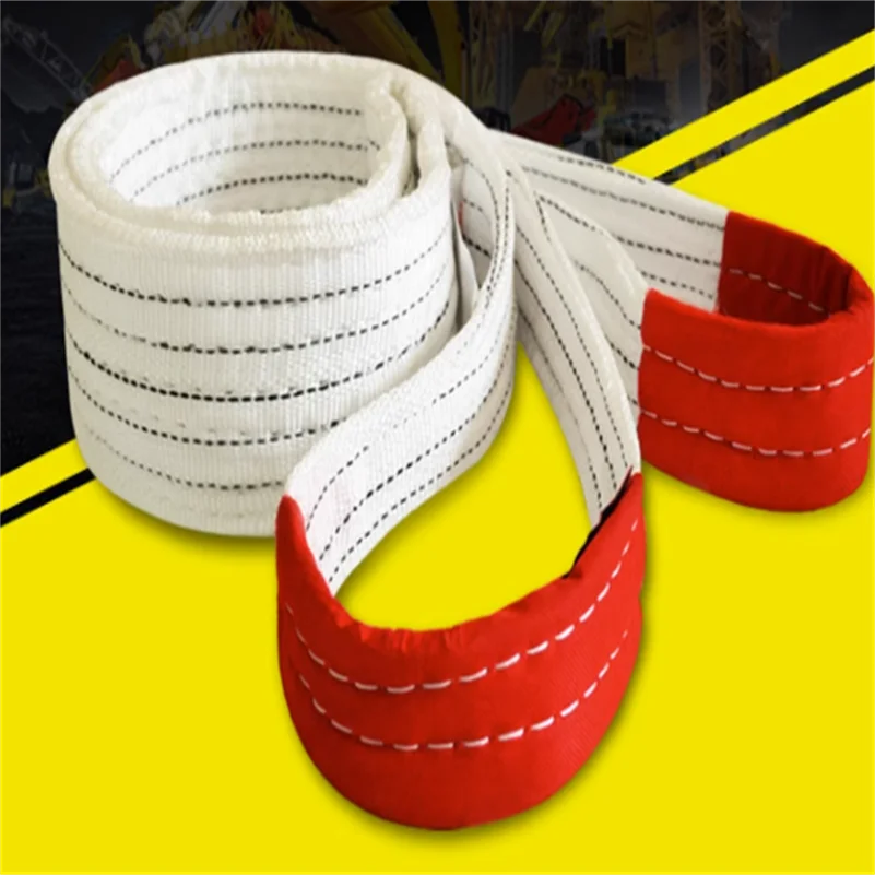 Imagem -04 - Guindaste Webbing Sling com Correia de Elevação da Tração 1t 2t 3t 5t 8t Comprimento 2m Camadas