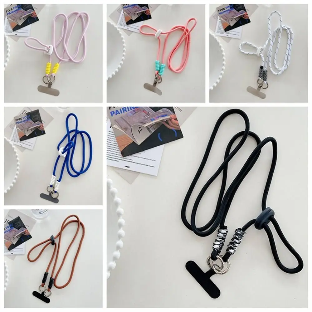 

Регулируемый ремешок для телефона через плечо, защита от потери, съемный шнурок на шею, длинный ремешок-шнурок для телефона с креплением на шею