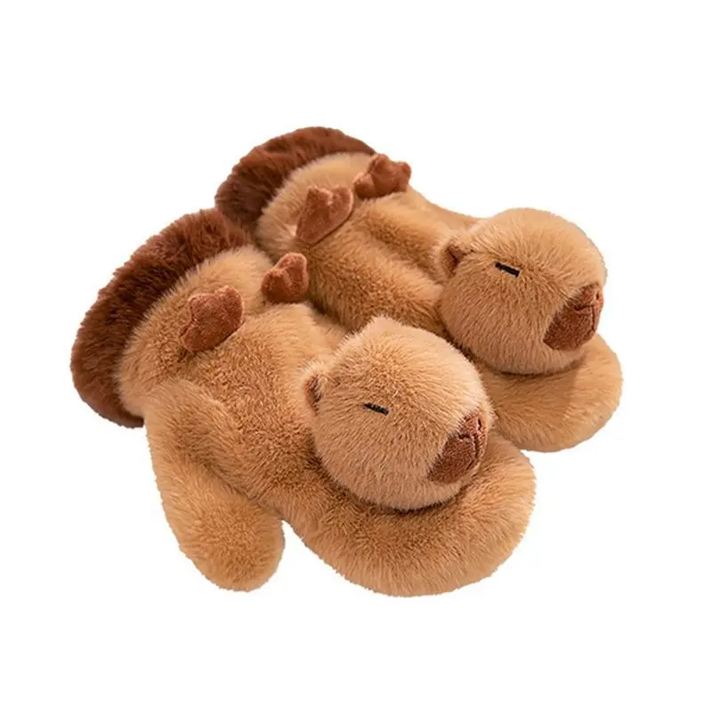 NEW-Plush Gloves Students Thickened Five Fingers All-Inclusive Warm Riding Gloves In Winter 25Cmx13cmx8cm