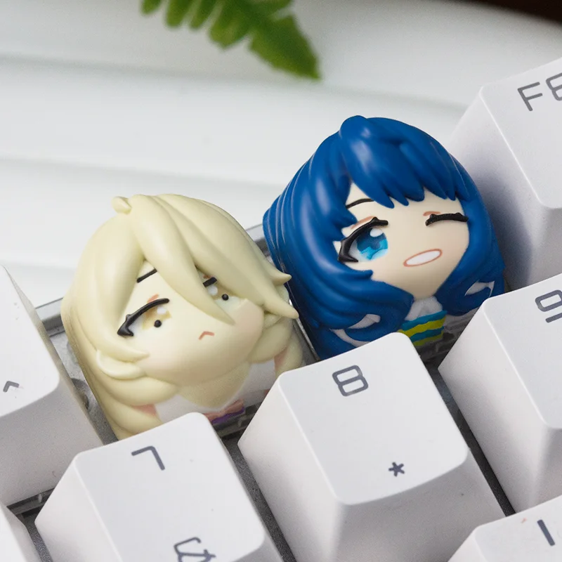 Anime keycaps TMLH Yanami Anna Yumeko Shikiya Personalized resin keycaps Mechanical keyboard keycaps suitable for AULA MAD60