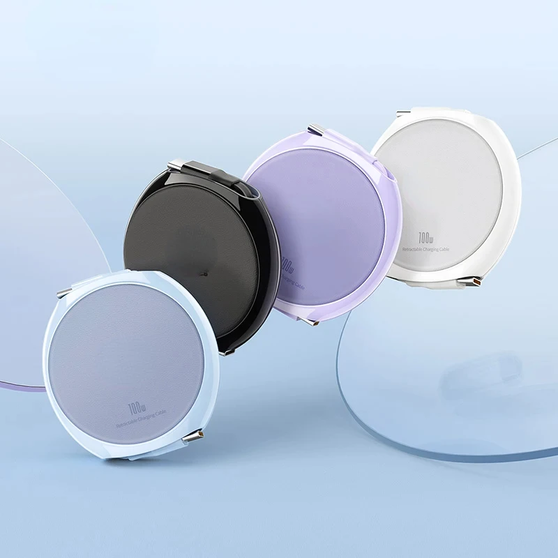 

Retractable USB Type C Cable PD 100W Fast Charging Charger Data Wire For MacBook iPad iPhone 16 Pro Max Samsung Xiaomi