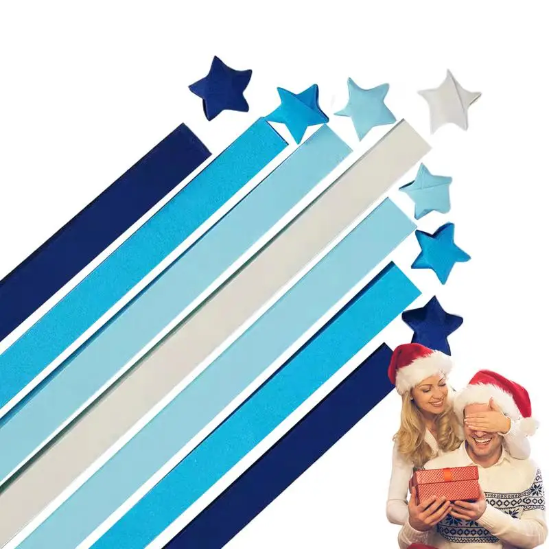 

Star Paper Gradient Lucky Star Paper Strips 1350 Sheets Cute Cartoon Craft Paper for Handmade Paper Stars Strips Decoration