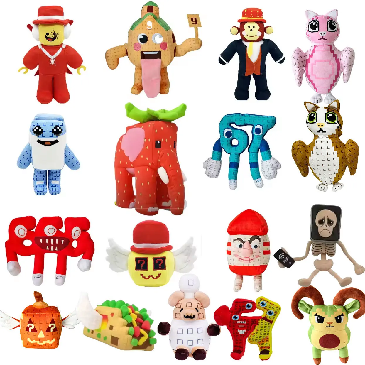 

25cm Steal A Brainrot Esok Sekolah Plush No.9 House Stuffed Animal Plush Stuffed Animal Toy Kawaii Toys For Kids Christmas Gifts