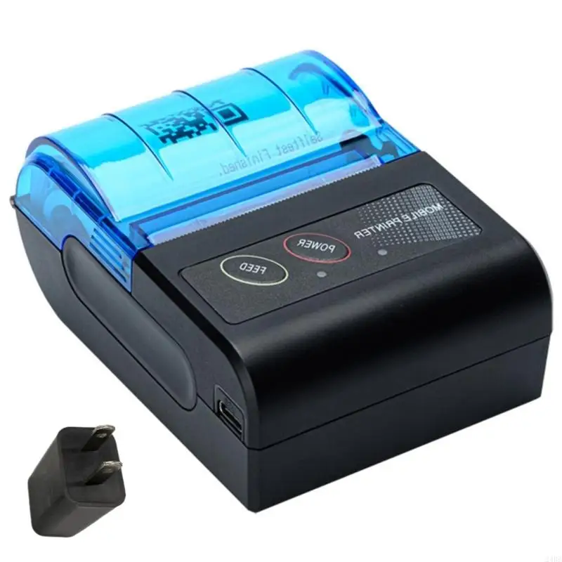 Portable Bluetooth-compatible Thermals Label Printer for Small Business and Warehouse Use 24BB