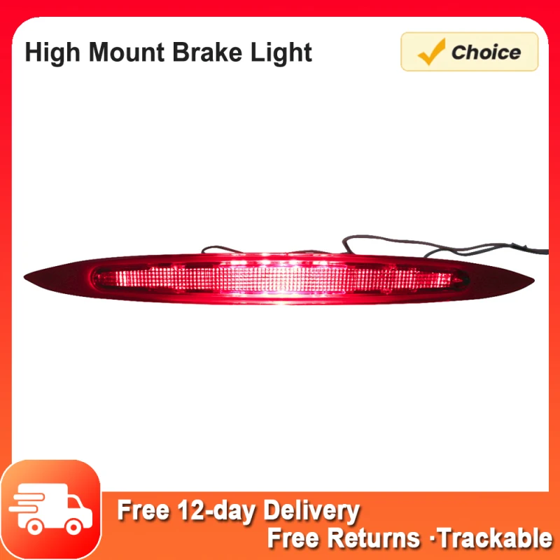 Third Brake Light Rear High Level Brake Stop Light High Mount Brake Light for Renault Modus 2004-2012 High Mount Brake Light