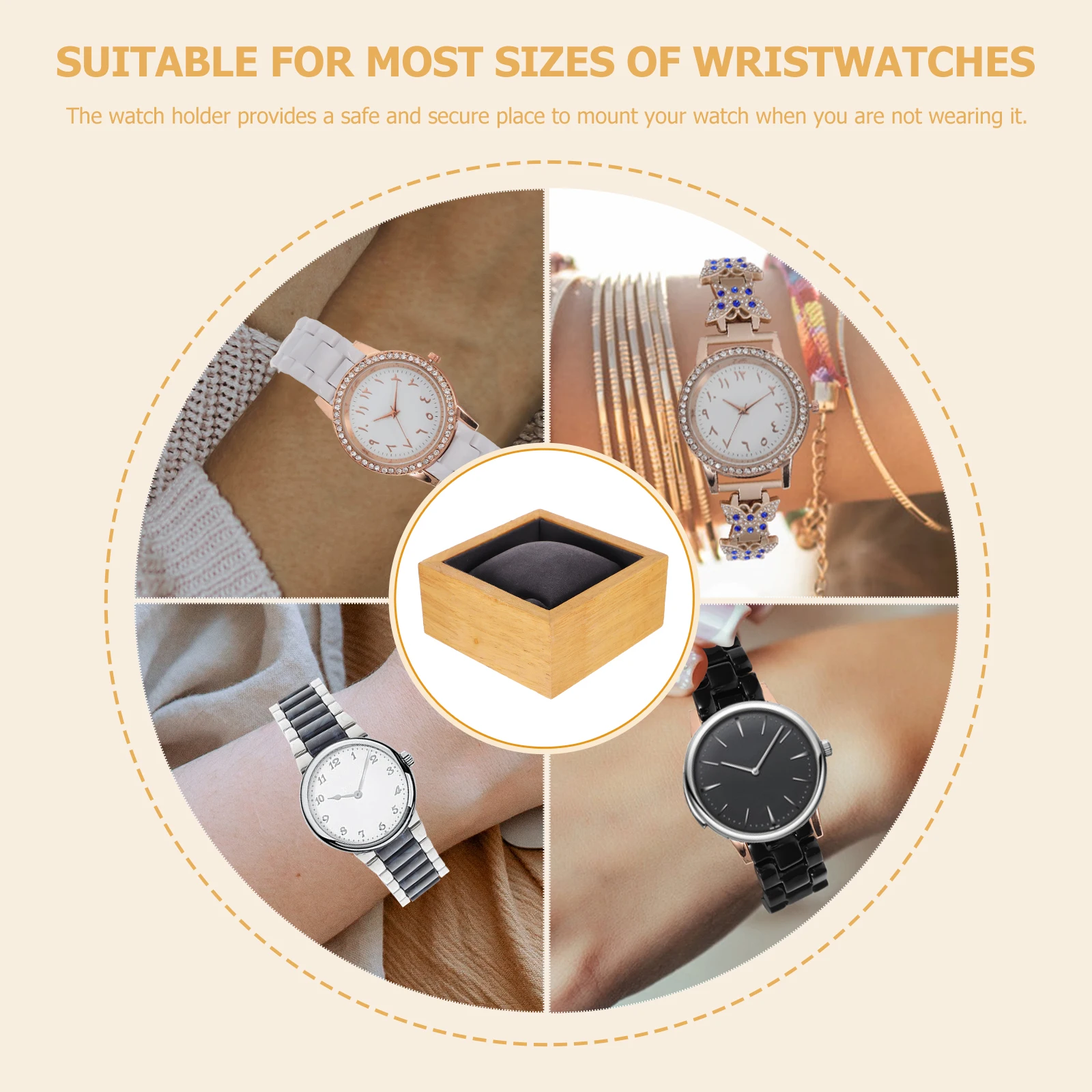 

Watch Display Stand Jewelry Bracelet Holder Watches for Men Wrist Rack Storage Travel