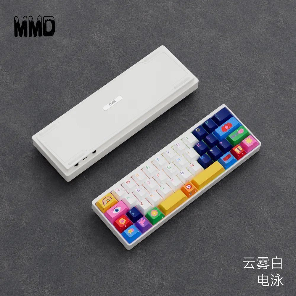 

Механическая клавиатура MMD KM40, алюминиевая трехрежимная беспроводная Bluetooth-клавиатура с ЧПУ, на заказ QMK/VIA, комплект клавиатуры с уплотнительным кольцом RGB с возможностью горячей замены