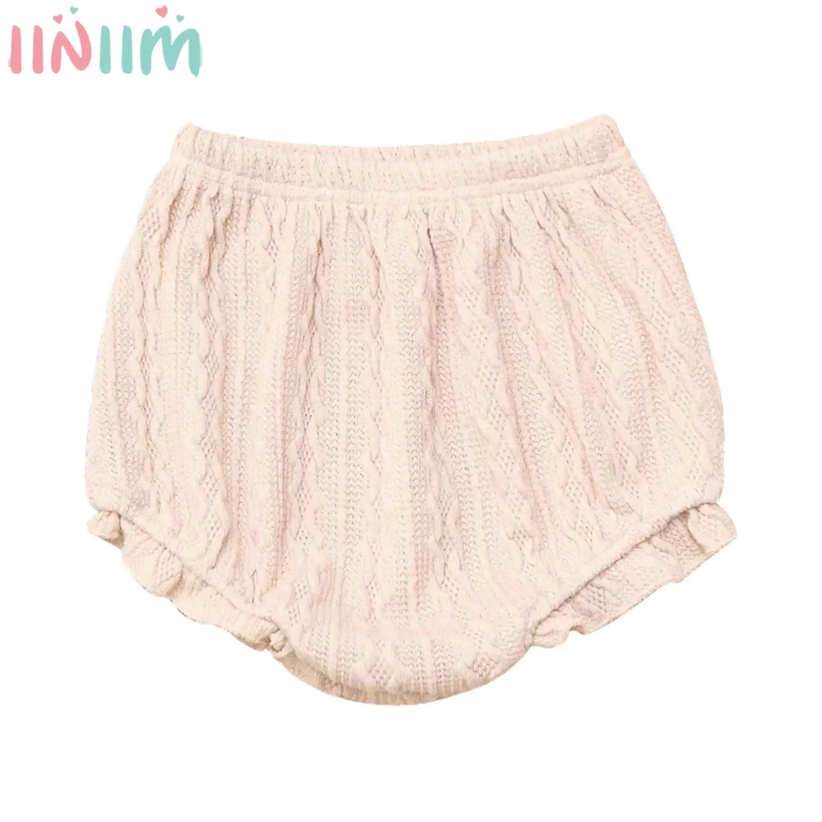 Baby Spring Autumn Casual Knitted Shorts Soft Cozy Bloomers Knitwear PP Pants Training Underpants Newborn Infant Diaper Cover