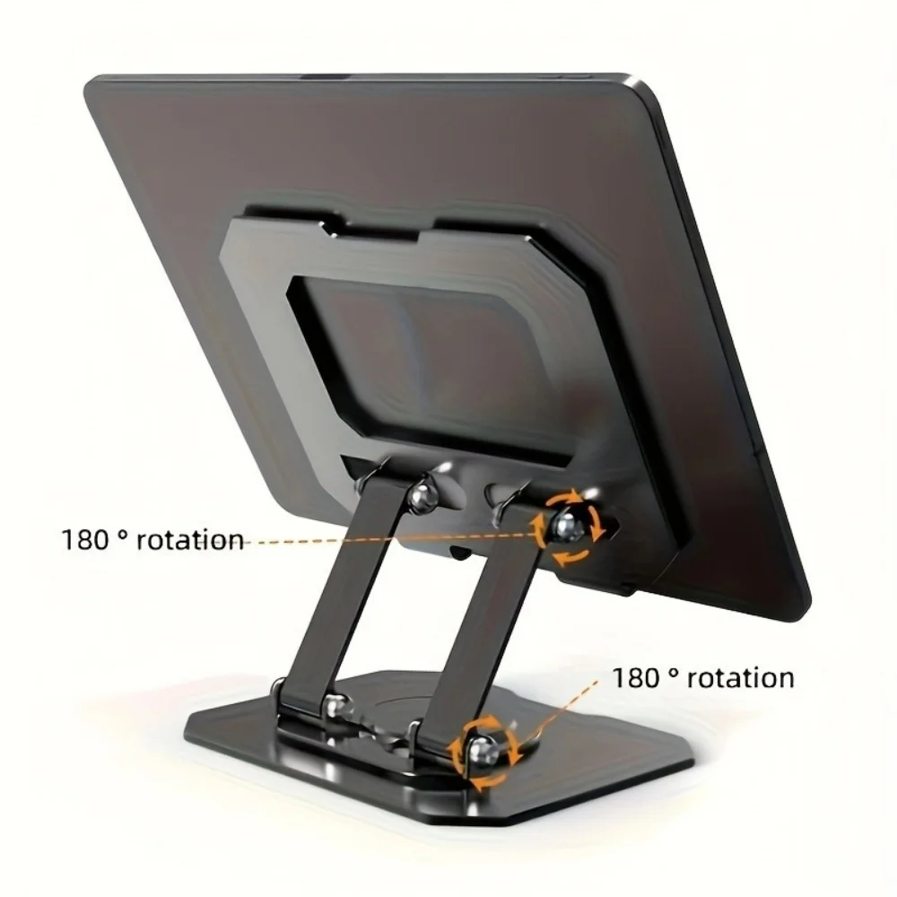 Folding 360° Rotatable Phone Tablet Stand Desktop Pad Holder Adjustable Aluminum Alloy Laptop Stand for IPad Holder Accessories