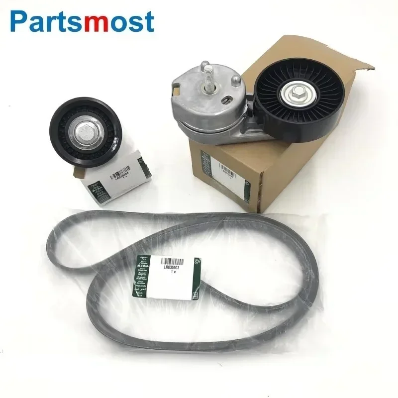 

LR035502 LR035493 LR036304 3.0 Diesel Alternator Drive Belt Tensioner Pulley For Land Rover Range Rover 13- RR Sport Discovery 4