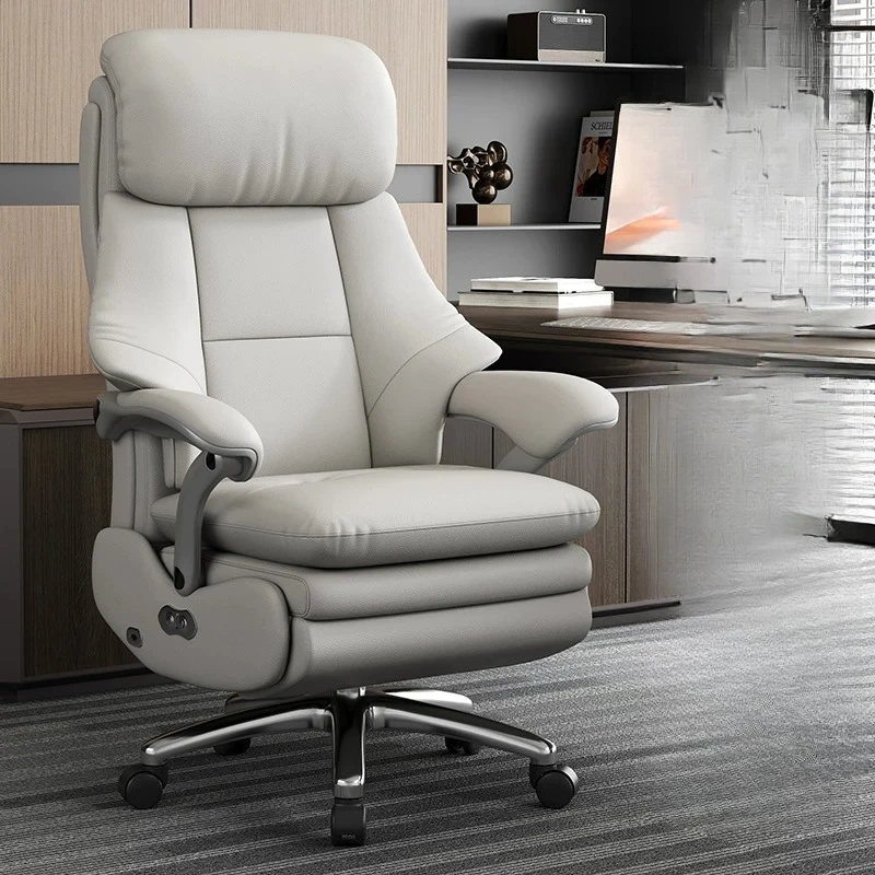 

Leather Recliner Accent Office Chair Living Room Lazy Rolling Office Chair Luxury Gaming Sillas De Escritorio Salon Furniture