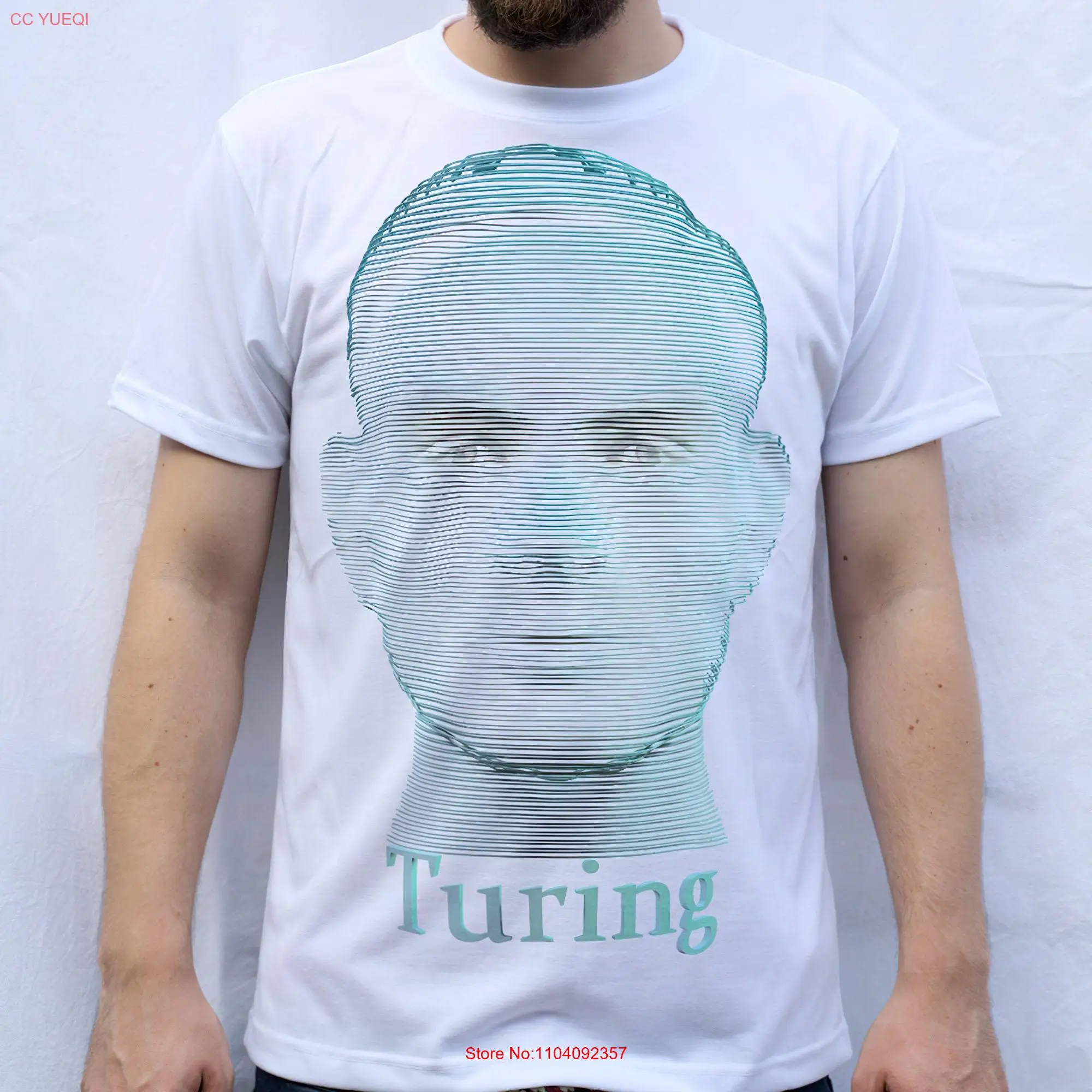 Alan Turing T shirt long or short sleeves