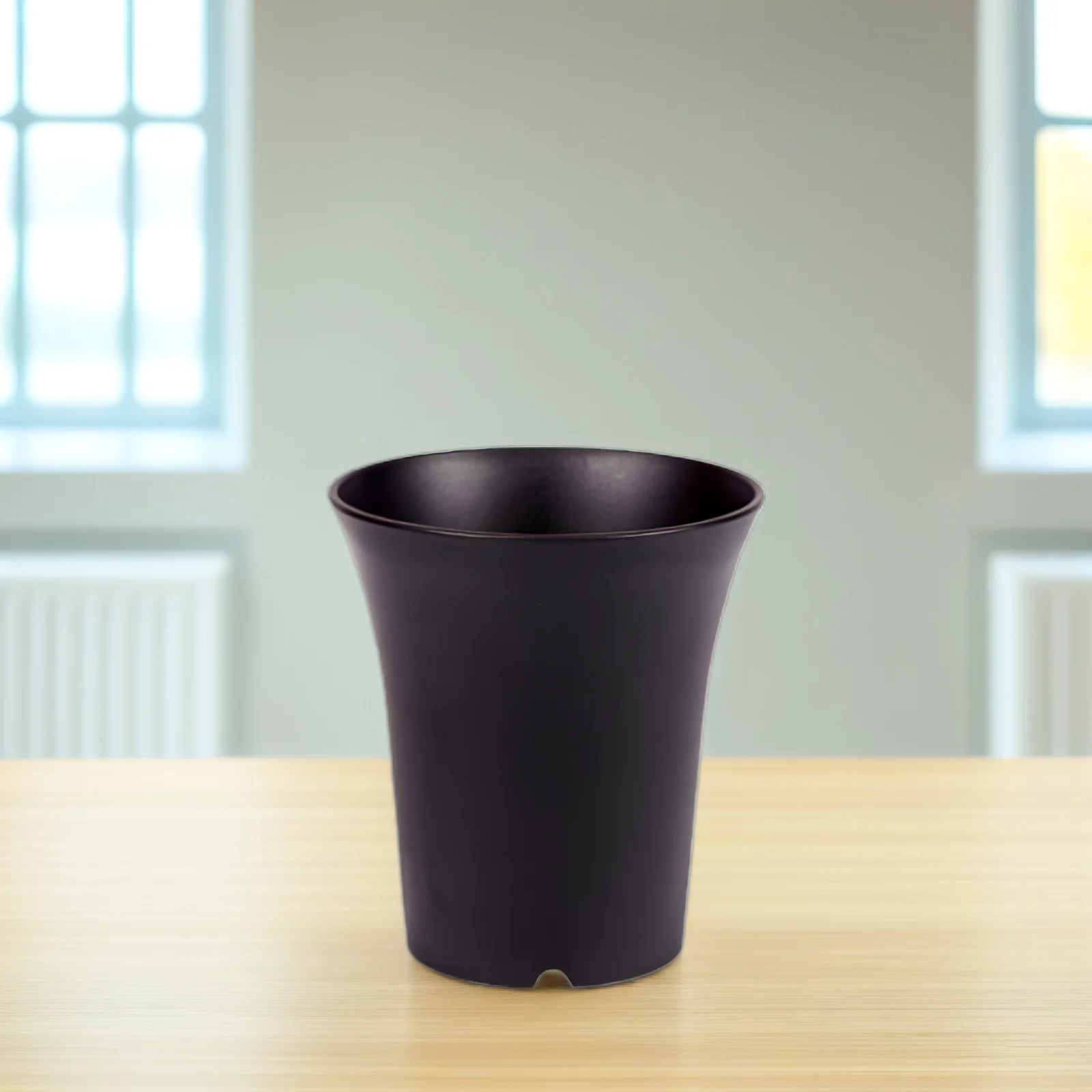 

10 Pcs Plastic Flower Pot Large Plant Pots Durable Sturdy Eco Friendly Decorative Drainage chid Cactus Mint Office