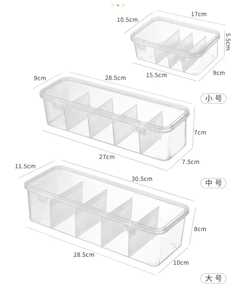Transparenter Datenkabel-Organizer, Klassifizierung, staubdichter Karten-Organizer mit Deckel, Unordnung, Sammelbox für Büro und Zuhause – Detail 8