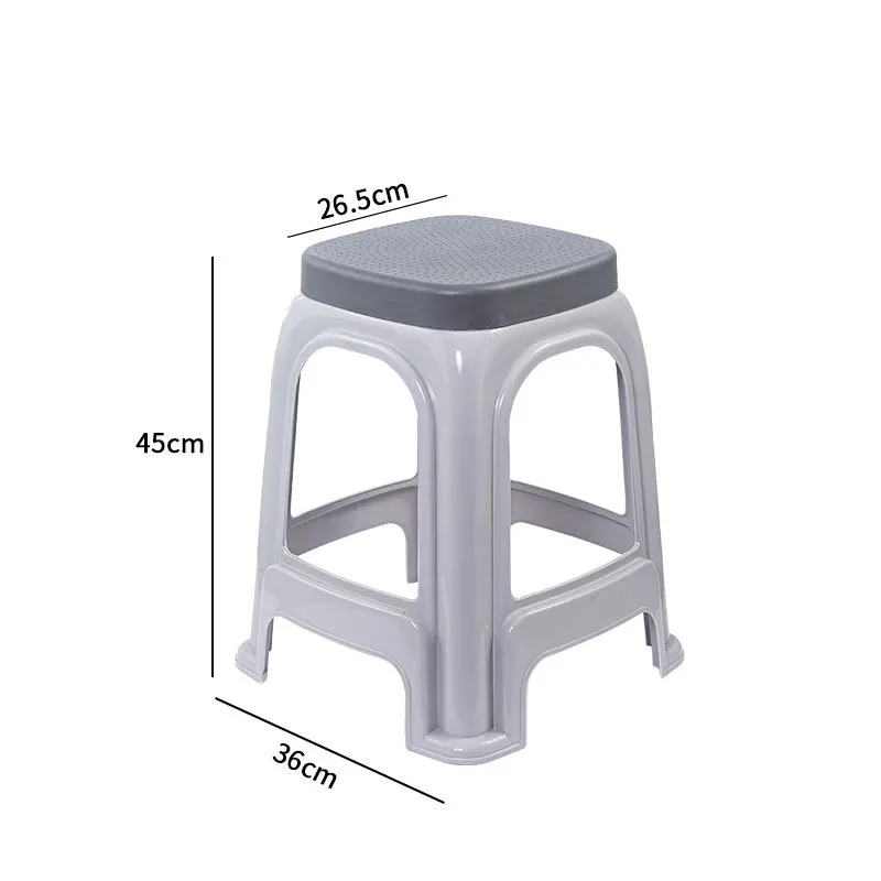 D14 Plastic stool household plastic bench high stool stackable plastic chair plastic