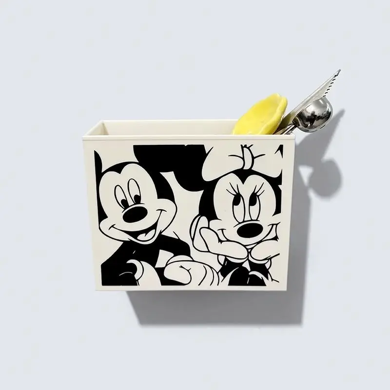 Disney Mickey Minnie Magnete per frigorifero Cucina di casa Portaoggetti per articoli vari Scatola portaoggetti magnetica per frigorifero da parete