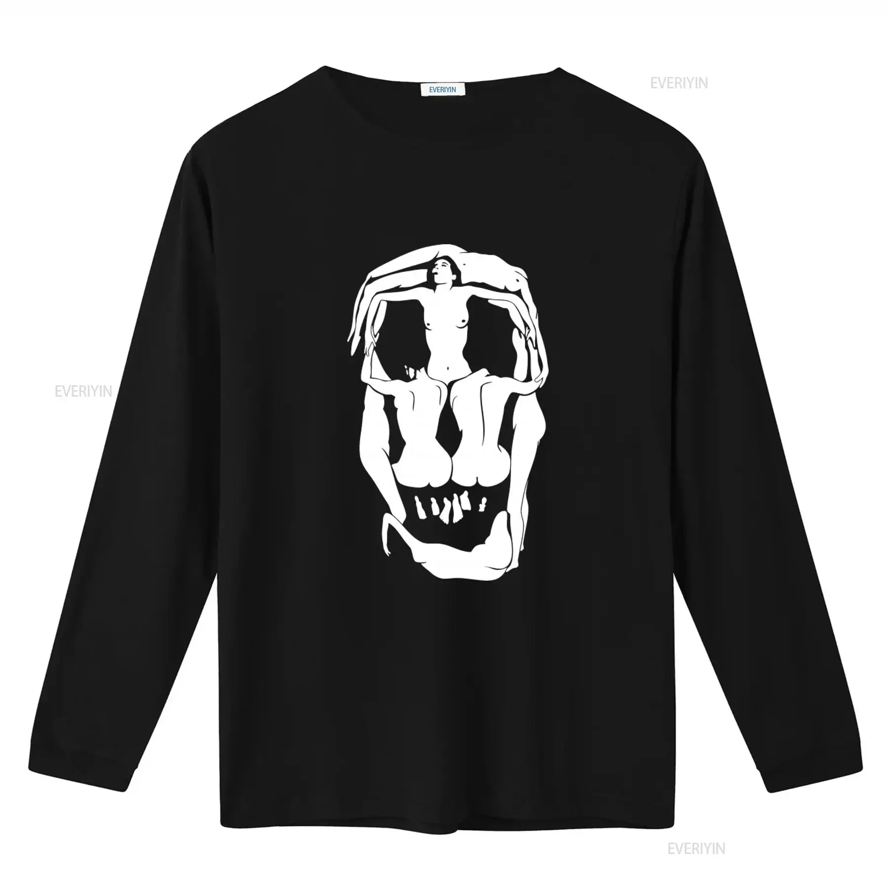 SALVADOR DALI T Shirt Skull Art Print In Voluptas Mors Death Pleasure Design vintage Washed Breathable Versatile Casual