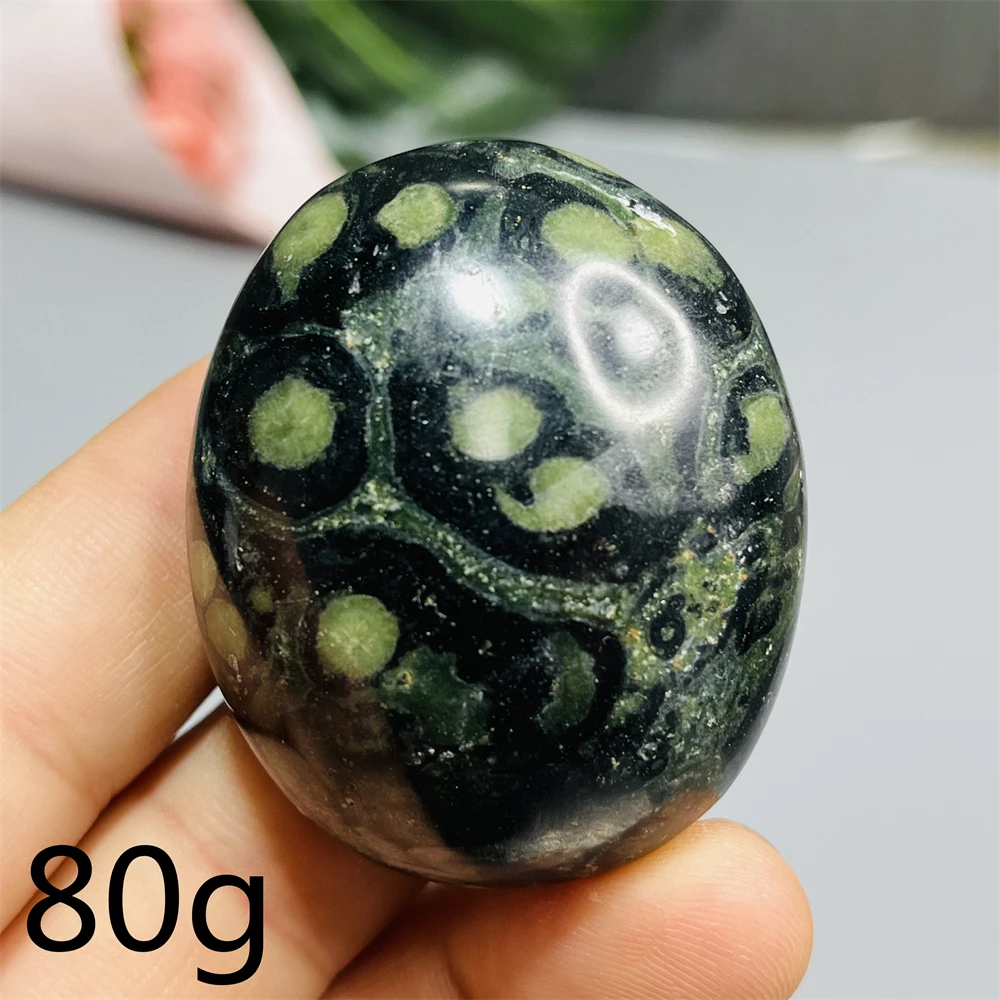Natural Gemstone Kanbaba Palmstone Decorative Item for Home Rooms Festive Gift Spiritual Stone for Healing Meditation.