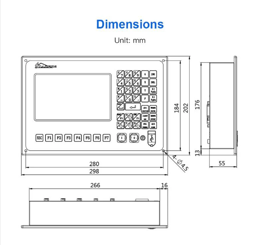 1pc SF-2100C CNC Controller Plasma Flame Cutting Motion Control System Water Cut Laser Cutting Machine Controller Compatible