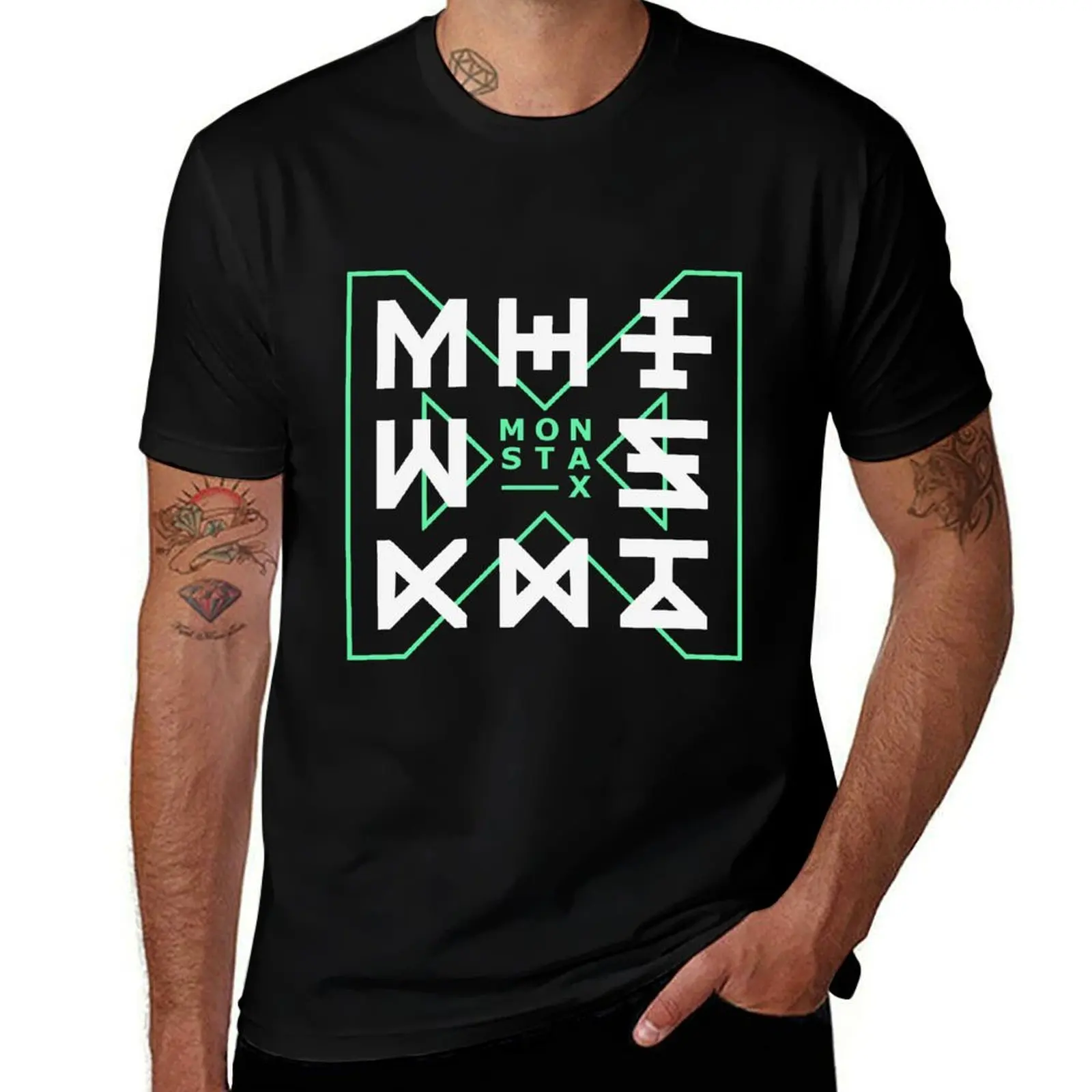 

Monsta X - The Code T-Shirt t shirt men 100% cotton luxury brand t shirt man casual man t shirt summer T-shirt