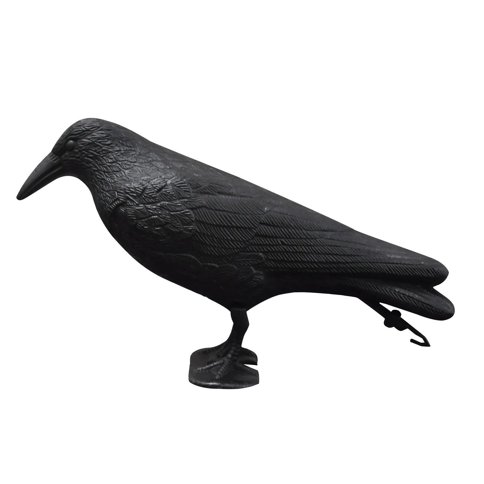 Exterior Simulation Black Crow Raven Bird Repellent Pest Control Pigeon Repellent Garden Decoration Outdoor Black Bird Natural