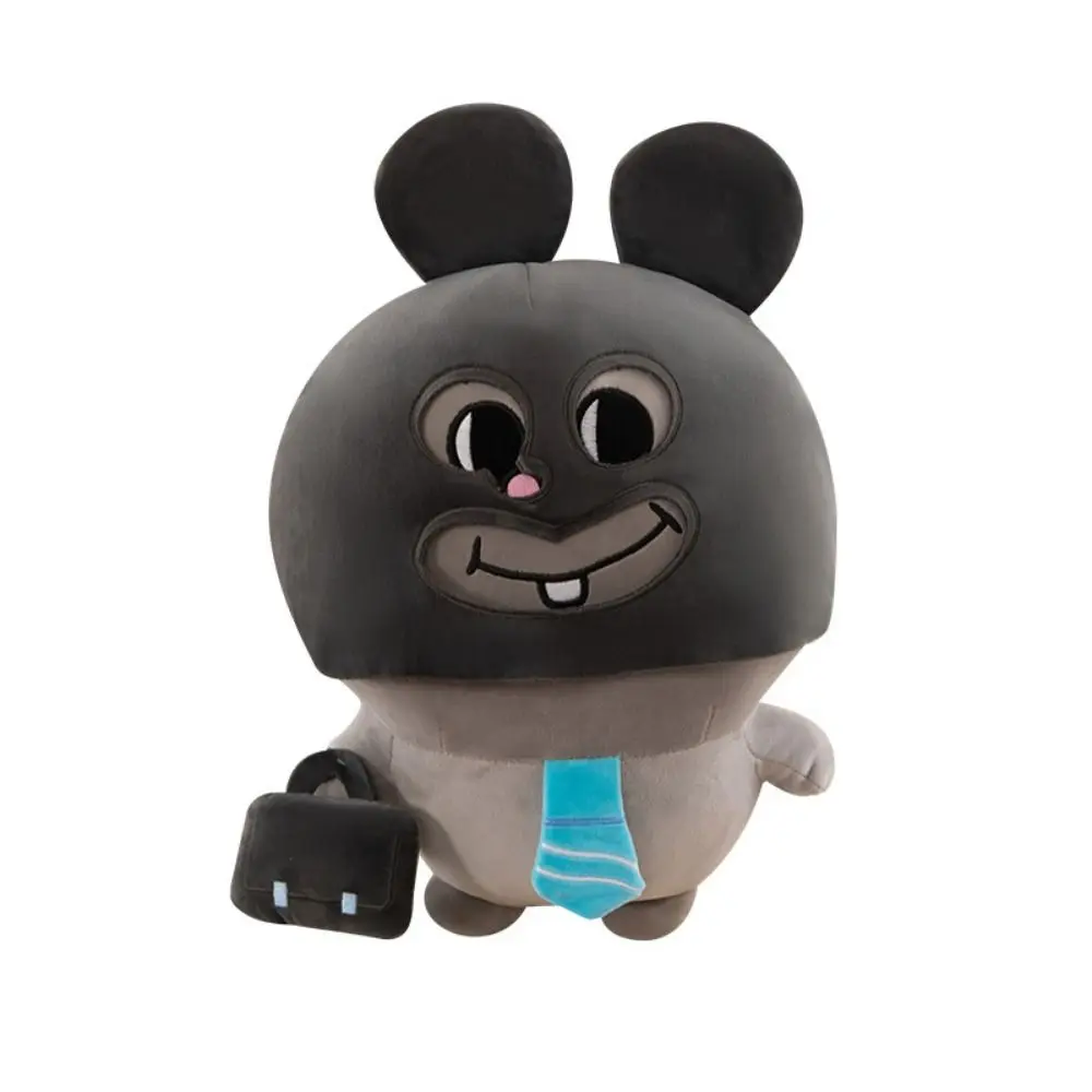 子供のおもちゃビッグマウスラットぬいぐるみ花を抱きしめるバックパックぬいぐるみマウス人形かわいいグレー動物ぬいぐるみ枕家の装飾