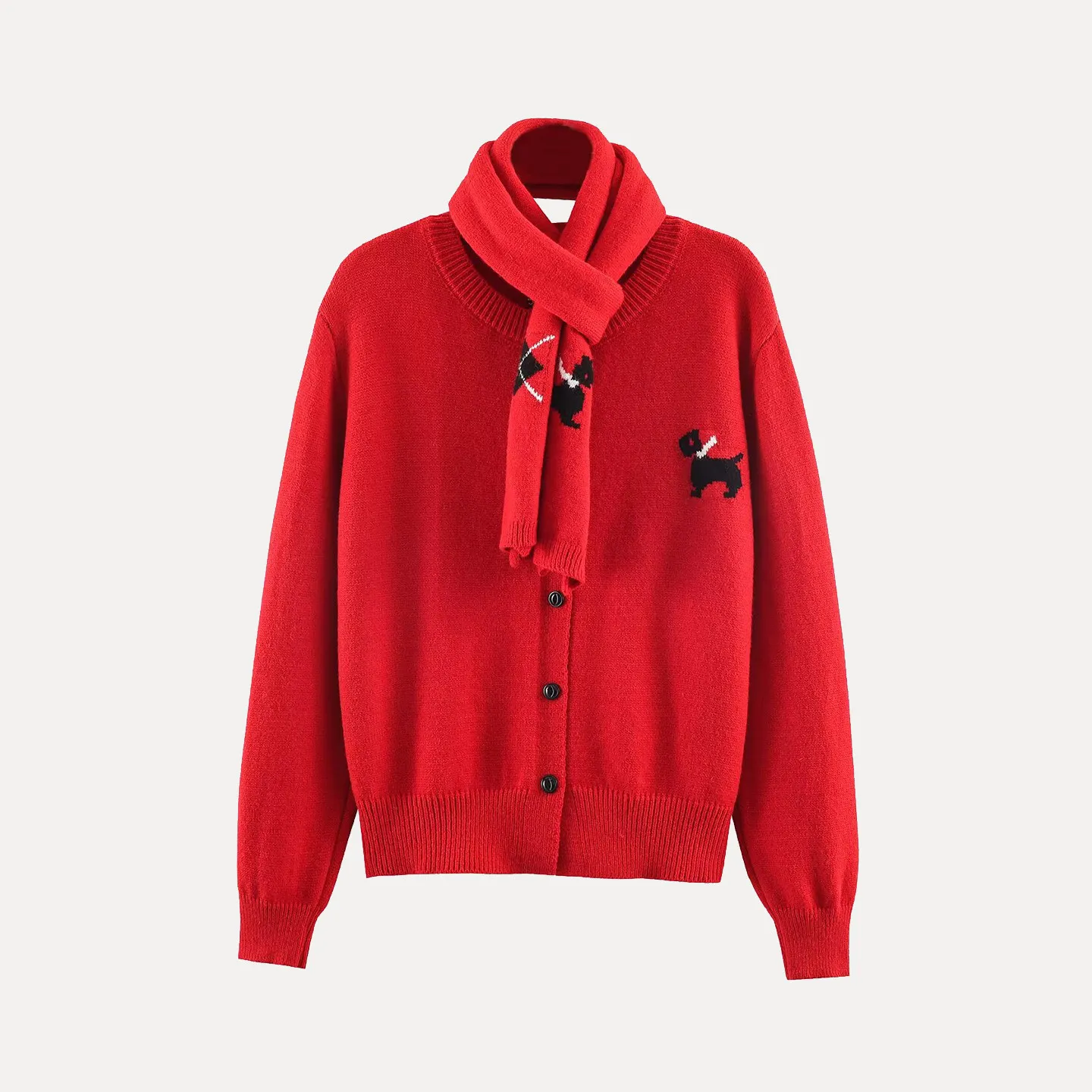 2025 invierno nueva Faion bufanda de punto para mujer Jaet temperamento Personal versátil combinación diaria marca china Z