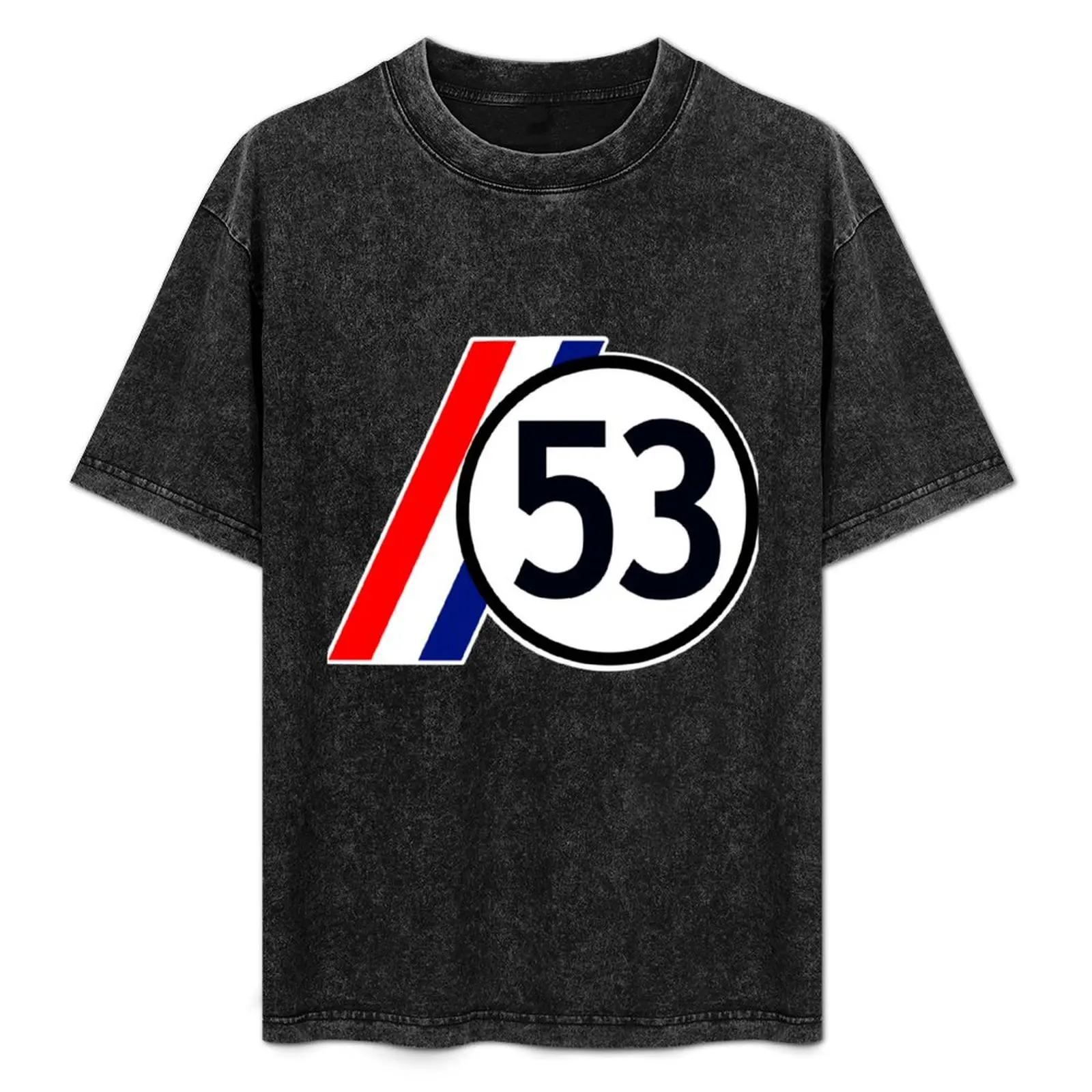 

Herbie 53 The Love Bug T-Shirt Street Style Casual Tee Shirt