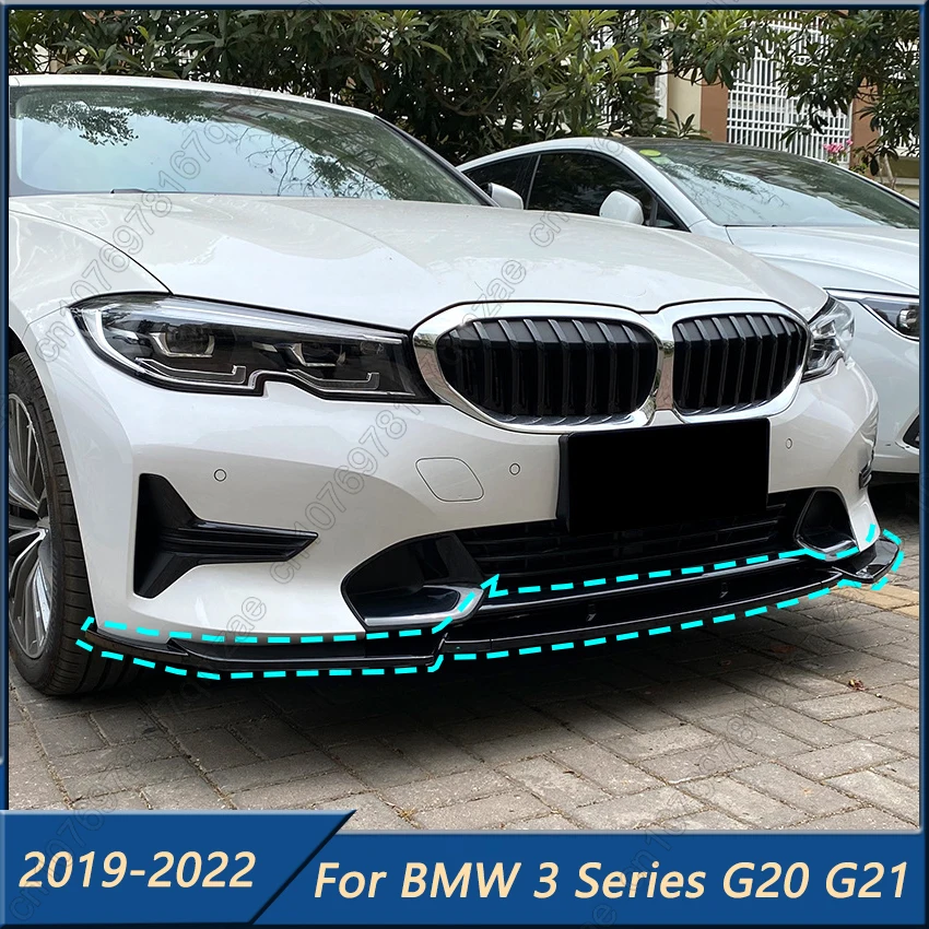 

Автомобильный передний бампер, сплиттер, спойлер для BMW 3 серии G20 G21 330e 320d 318d 330d 320d 2019-2022, диффузор, комплекты кузова, тюнинг