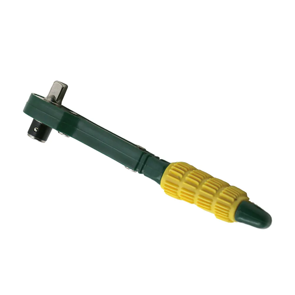 

1/4 Inch Flex Head Ratchet For Tight Spaces Reversible Swivel Joint Durable Lightweight Handle Grip Tool Hand Tool