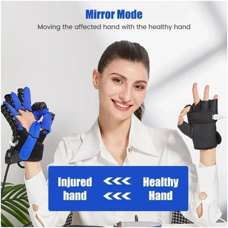 

Hand Massage Glove Equipment Rehabilitation Robot Gloves for Stroke Hemiplegia Hand Function Recovery Finger Trainer Device