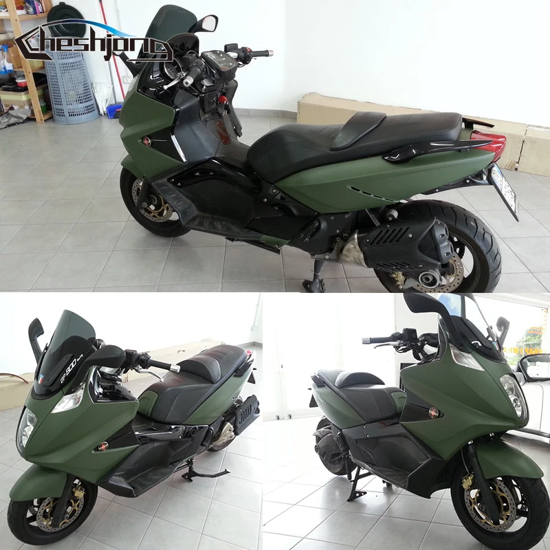 Adhesive Matte Vinyl Film Car Wrap Matt Army Green Scooter Motorcycle PVC Decal Roll