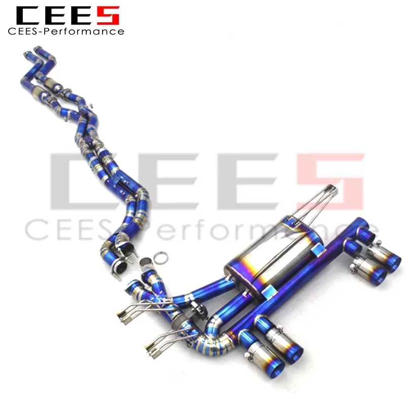 CEES Catback Exhaust Pipes for BMW M3 E46 2004-2006 High Performance Titanium Escape Exhaust Pipe Muffler System Assembly