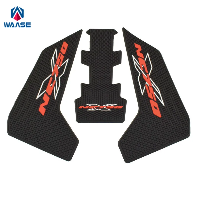 

waase For Honda NC750X NC 750X 750 X 2018 2019 2020 2021 Tank Pad Protector Sticker Decal Gas Knee Grip Tank Traction Pad Side