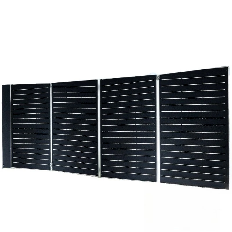 Foldable Solar Range Extender 24V 48V 60V 72V Auto Charging Portable E-Bike Charger with USB Phone