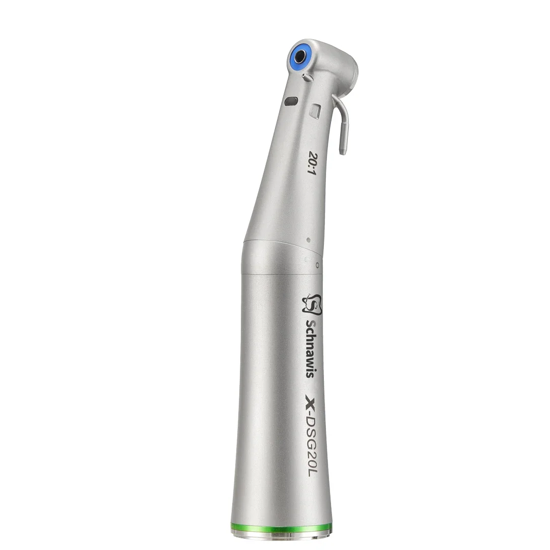 DSG20L LED Optic Fiber 20:1/32:1 Dental Surgery Implant Handpiece Dental Contra Angle Detachable External&Internal Cooling