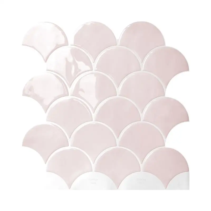 【YA】Waterproof PVC 3D Wall Stickers Self Adhesive Tile Look for Home Transformation Quick Install Kitchen Bathroom Living Area